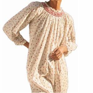 Doen “Orchid Nightgown Crimson Sweetpea Floral”